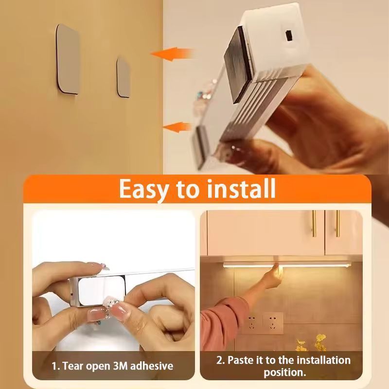 🔥Last Day 49% OFF - Punch-free Smart Sensor Magnetic Rechargeable LED Lights